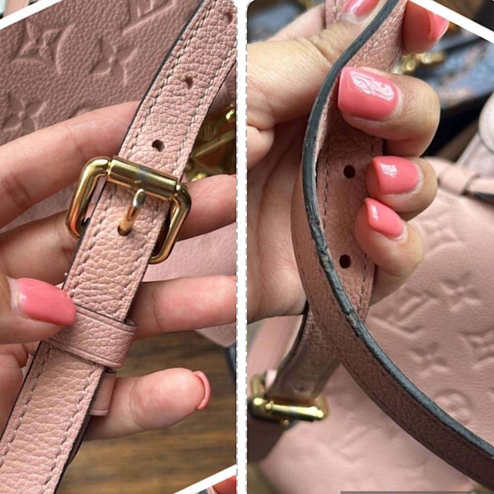🎀PINK Louis Vuitton Pochette Metis empreinte crossbody purse monogram bag - Picture 13 of 16